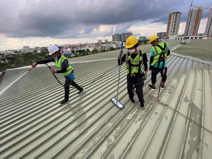 Sơn chống nóng dùng cho mái nhà có thể thích nghi với nhiều dạng công trình khác nhau